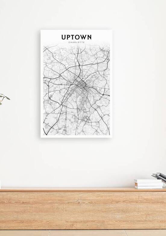 Uptown portrait 2 3 by CityMapsArt