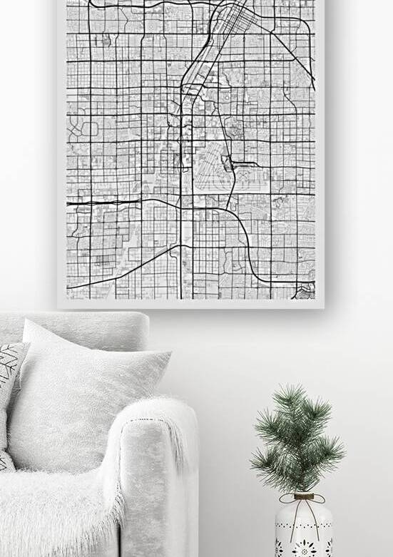 TheStrip portrait 2 3 by CityMapsArt