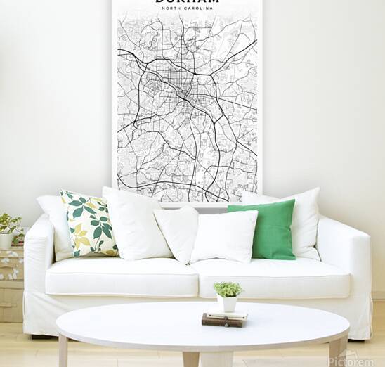 Durham portrait 2 3 by CityMapsArt