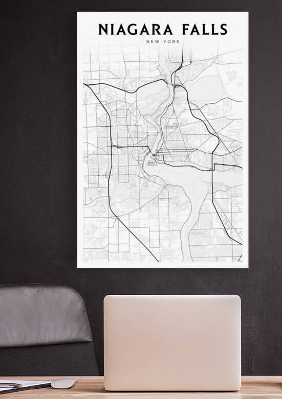 NiagaraFalls portrait 2 3 by CityMapsArt