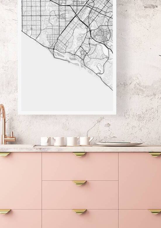 NewPortBeach portrait 2 3 by CityMapsArt