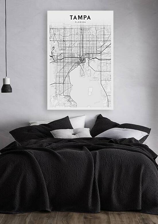 Tampa portrait 2 3 by CityMapsArt