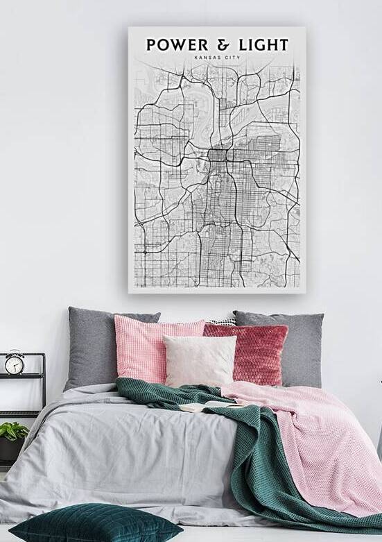 PowerLight portrait 2 3 by CityMapsArt