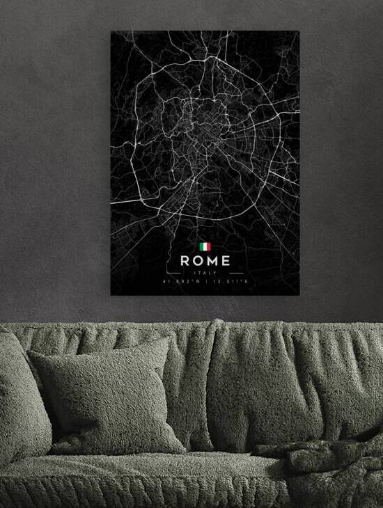 Rome 39x55Inches 1 by CityMapsArt