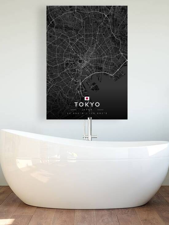 Tokyo3a by CityMapsArt