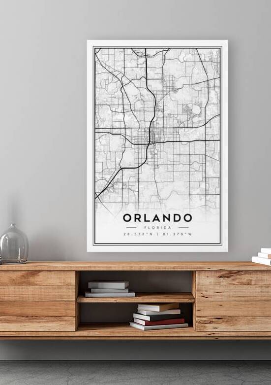 Orlando portrait 2 3 by CityMapsArt
