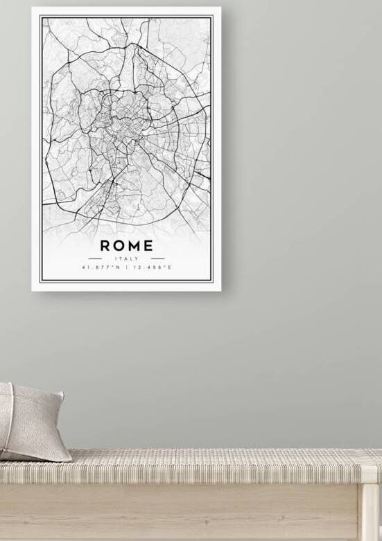 Rome portrait 2 3 by CityMapsArt