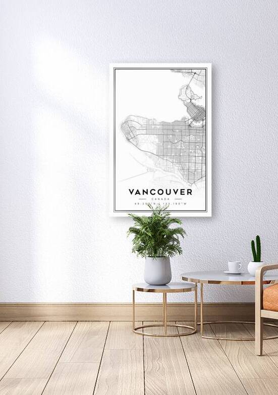 Vancouver portrait 2 3 by CityMapsArt