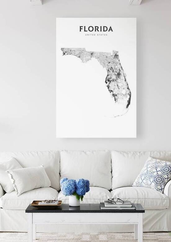 portrait 2 3 Florida by CityMapsArt