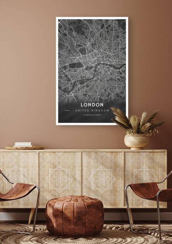 portrait 2 3 London by CityMapsArt