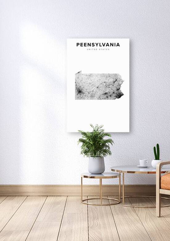 portrait 2 3 Peensylvania by CityMapsArt