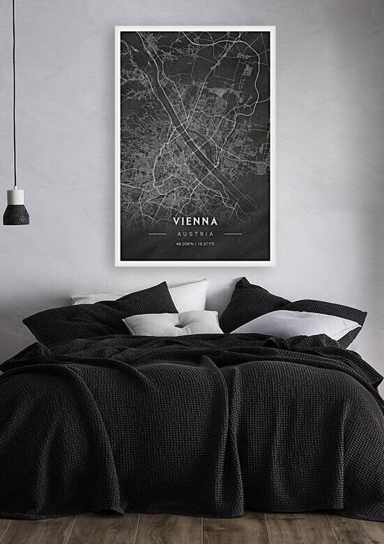 portrait 2 3 Vienna by CityMapsArt