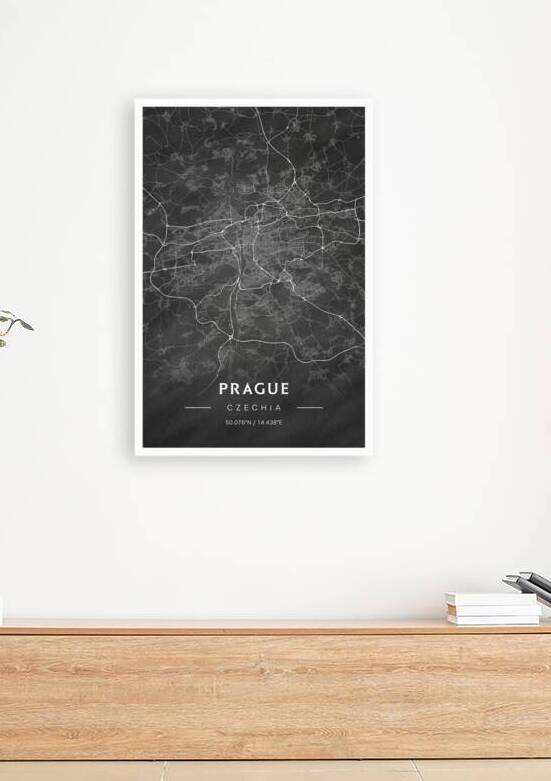 portrait 2 3 Prague by CityMapsArt